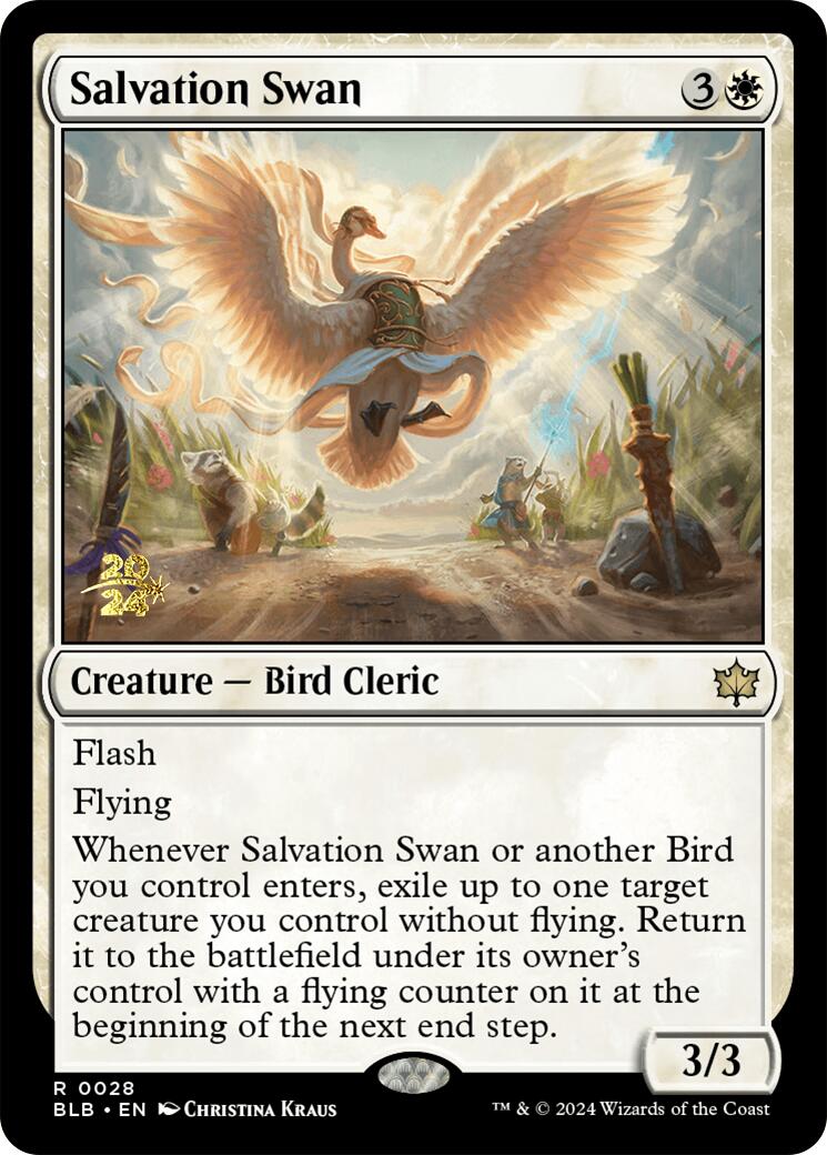 Salvation Swan [Bloomburrow Prerelease Promos] | The Gaming-Verse