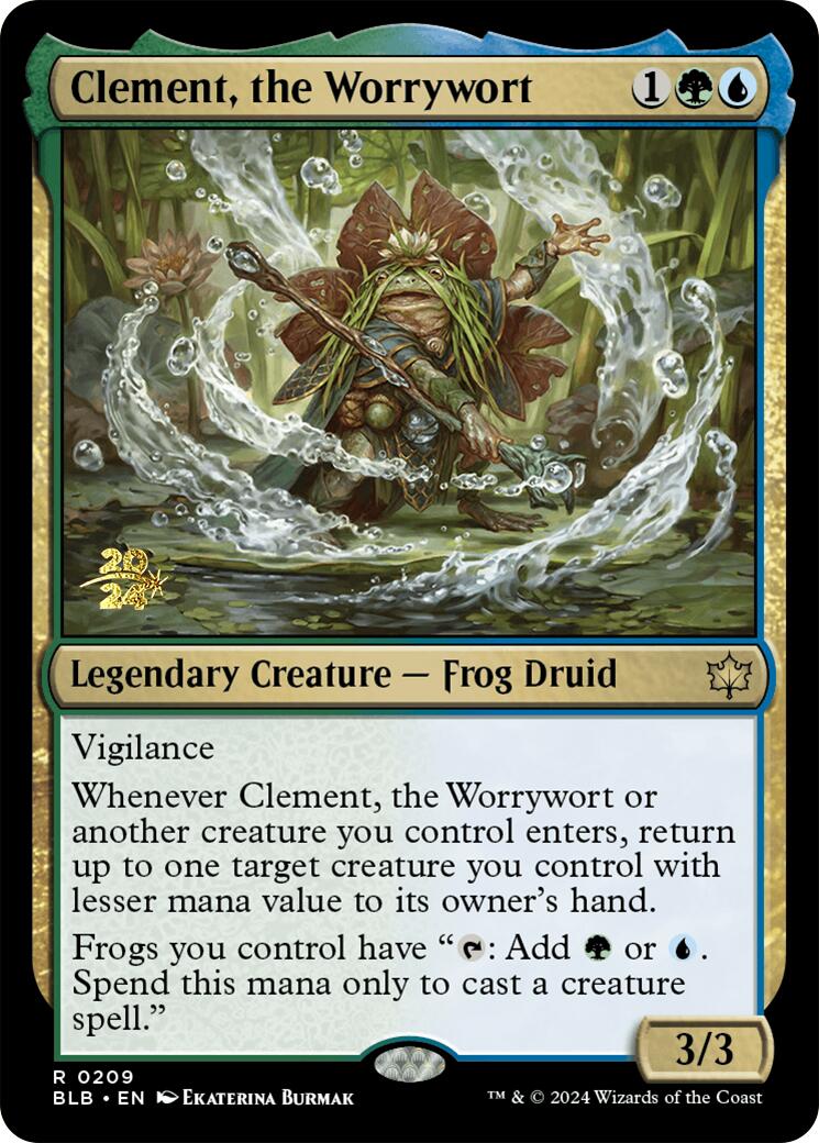 Clement, the Worrywort [Bloomburrow Prerelease Promos] | The Gaming-Verse