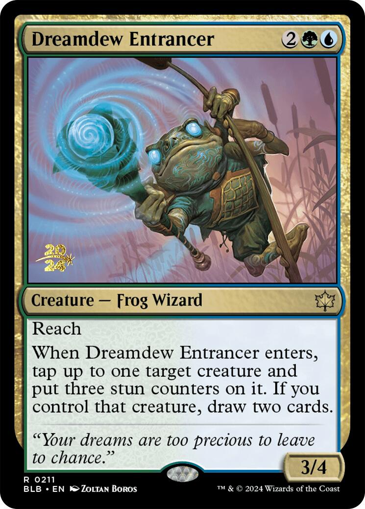 Dreamdew Entrancer [Bloomburrow Prerelease Promos] | The Gaming-Verse