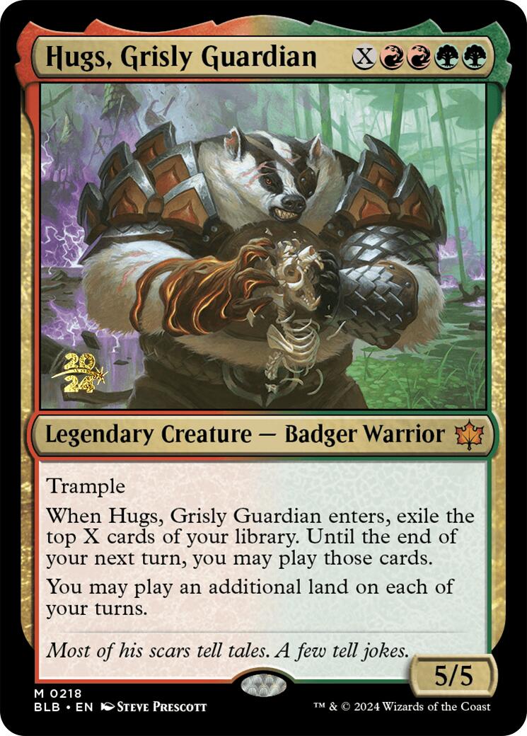 Hugs, Grisly Guardian [Bloomburrow Prerelease Promos] | The Gaming-Verse