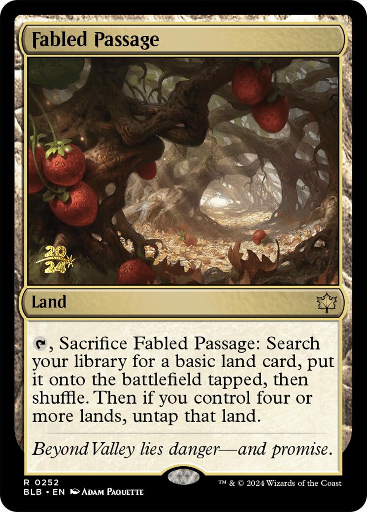 Fabled Passage [Bloomburrow Prerelease Promos] | The Gaming-Verse