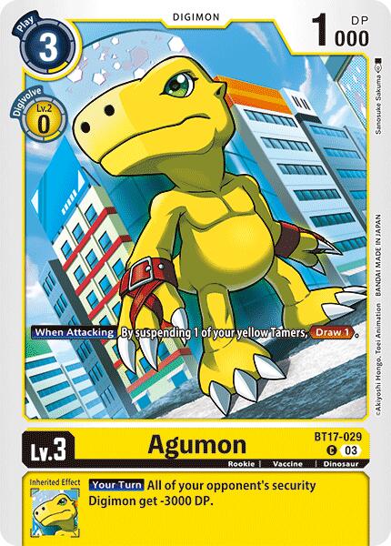 Agumon [BT17-029] [Secret Crisis] | The Gaming-Verse