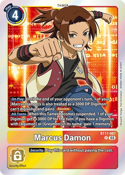 Marcus Damon [BT17-087] [Secret Crisis] | The Gaming-Verse