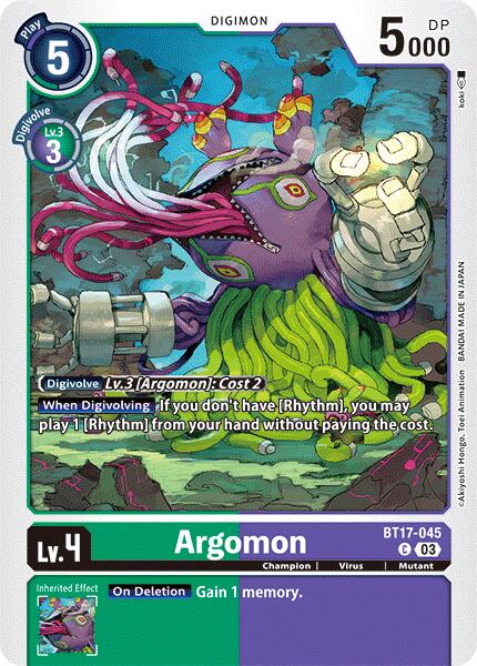 Argomon [BT17-045] - BT17-045 [Secret Crisis] | The Gaming-Verse