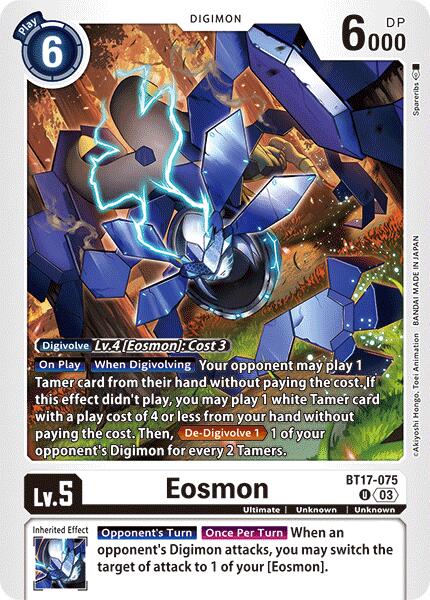 Eosmon [BT17-075] - BT17-075 [Secret Crisis] | The Gaming-Verse