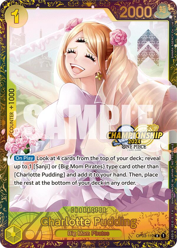 Charlotte Pudding (Championship 2024) [One Piece Promotion Cards] | The Gaming-Verse