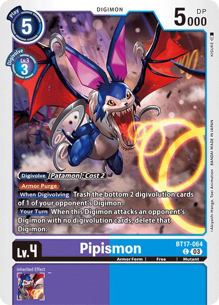 Pipismon [BT17-064] [Secret Crisis] | The Gaming-Verse