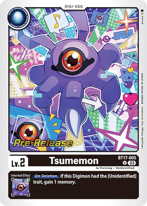 Tsumemon [BT17-005] [Secret Crisis Pre-Release Cards] | The Gaming-Verse