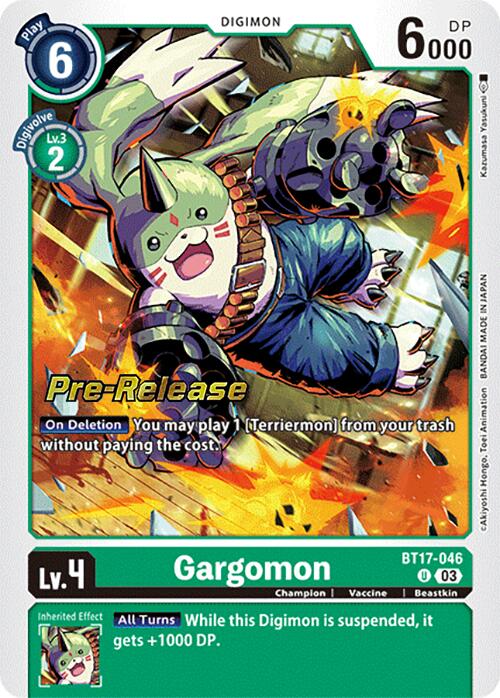 Gargomon [BT17-046] [Secret Crisis Pre-Release Cards] | The Gaming-Verse