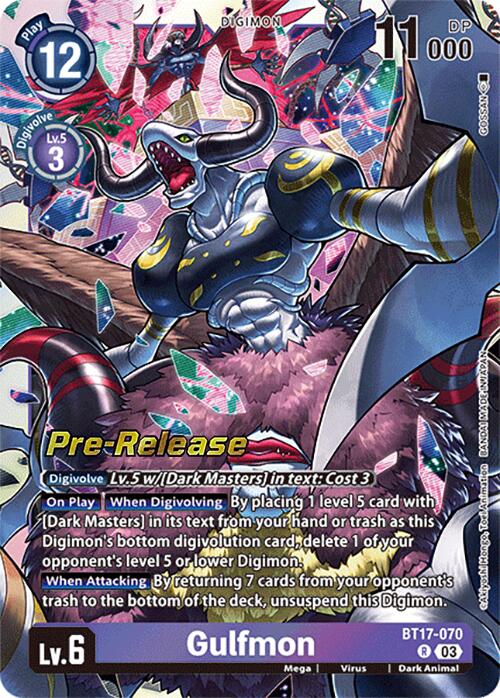 Gulfmon [BT17-070] [Secret Crisis Pre-Release Cards] | The Gaming-Verse