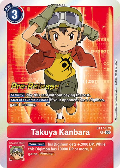 Takuya Kanbara [BT17-079] [Secret Crisis Pre-Release Cards] | The Gaming-Verse