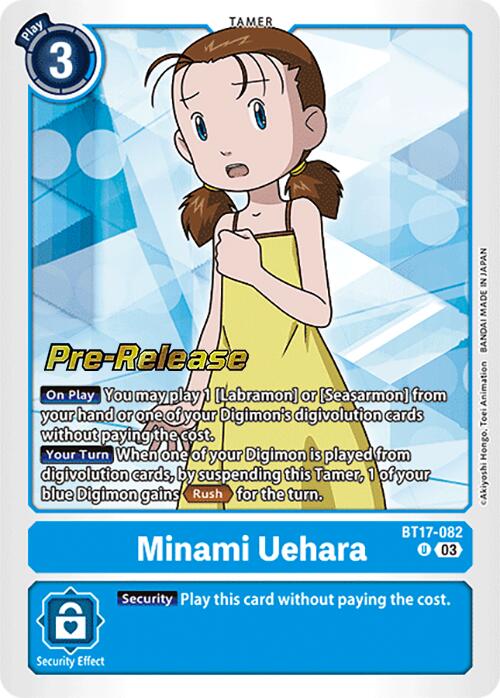 Minami Uehara [BT17-082] [Secret Crisis Pre-Release Cards] | The Gaming-Verse