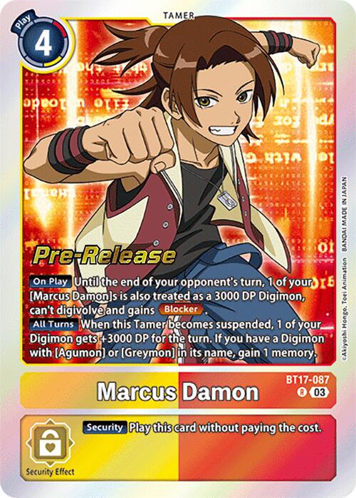 Marcus Damon [BT17-087] [Secret Crisis Pre-Release Cards] | The Gaming-Verse