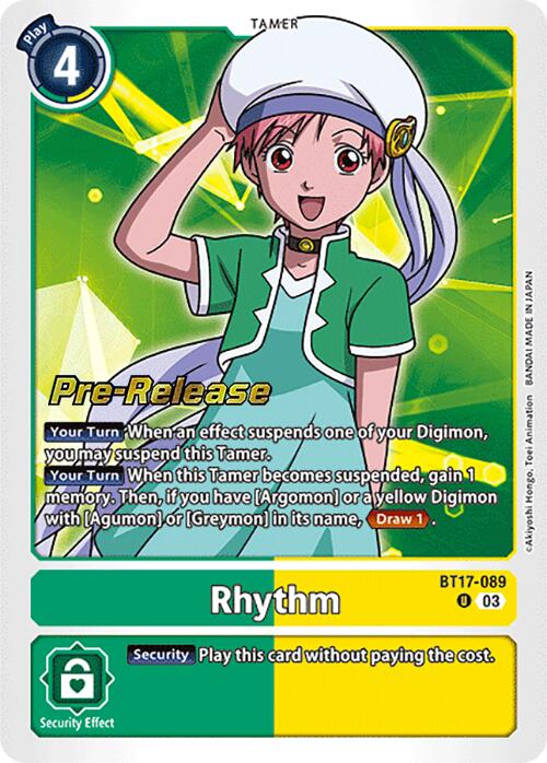 Rhythm [BT17-089] [Secret Crisis Pre-Release Cards] | The Gaming-Verse