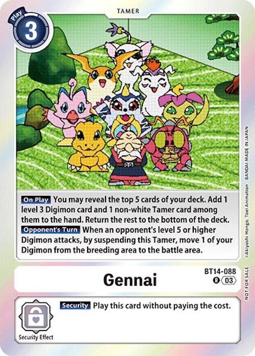 Gennai [BT14-088] (Secret Crisis: Movie Memorial Pack) [Secret Crisis] | The Gaming-Verse