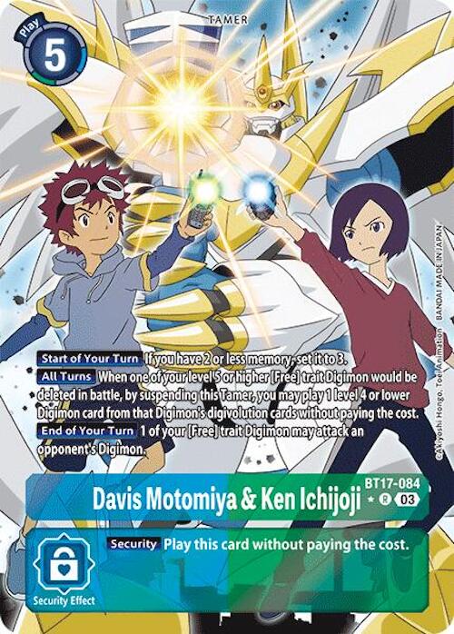 Davis Motomiya & Ken Ichijoji [BT17-084] (Alternate Art) [Secret Crisis] | The Gaming-Verse