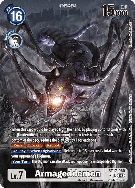 Armageddemon [BT17-060] (Alternate Art) [Secret Crisis] | The Gaming-Verse