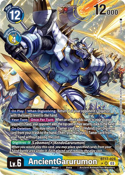 AncientGarurumon [BT17-028] (Alternate Art) [Secret Crisis] | The Gaming-Verse