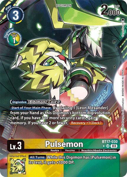 Pulsemon [BT17-030] (Alternate Art) [Secret Crisis] | The Gaming-Verse