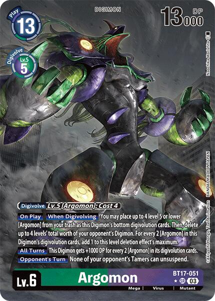 Argomon [BT17-051] - BT17-051 (Alternate Art) [Secret Crisis] | The Gaming-Verse