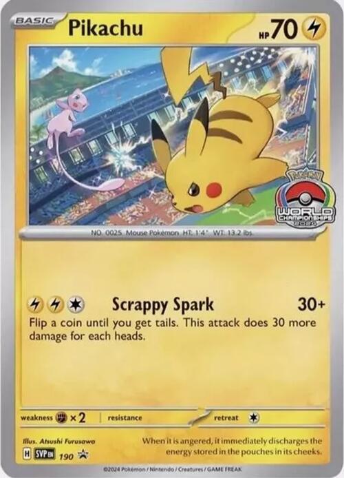 Pikachu (190) [Scarlet & Violet: Black Star Promos] | The Gaming-Verse