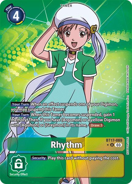 Rhythm [BT17-089] (Box Promotion Pack: Secret Crisis) [Secret Crisis] | The Gaming-Verse