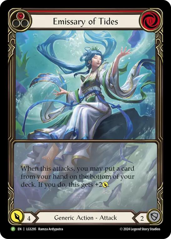 Emissary of Tides [LGS295] (Promo)  Rainbow Foil | The Gaming-Verse