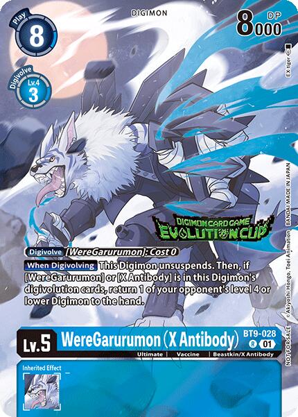 WereGarurumon (X Antibody) [BT9-028] (2024 Evolution Cup) [X Record Promos] | The Gaming-Verse