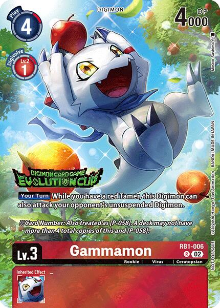 Gammamon [RB1-006] (2024 Evolution Cup) [Resurgence Booster] | The Gaming-Verse