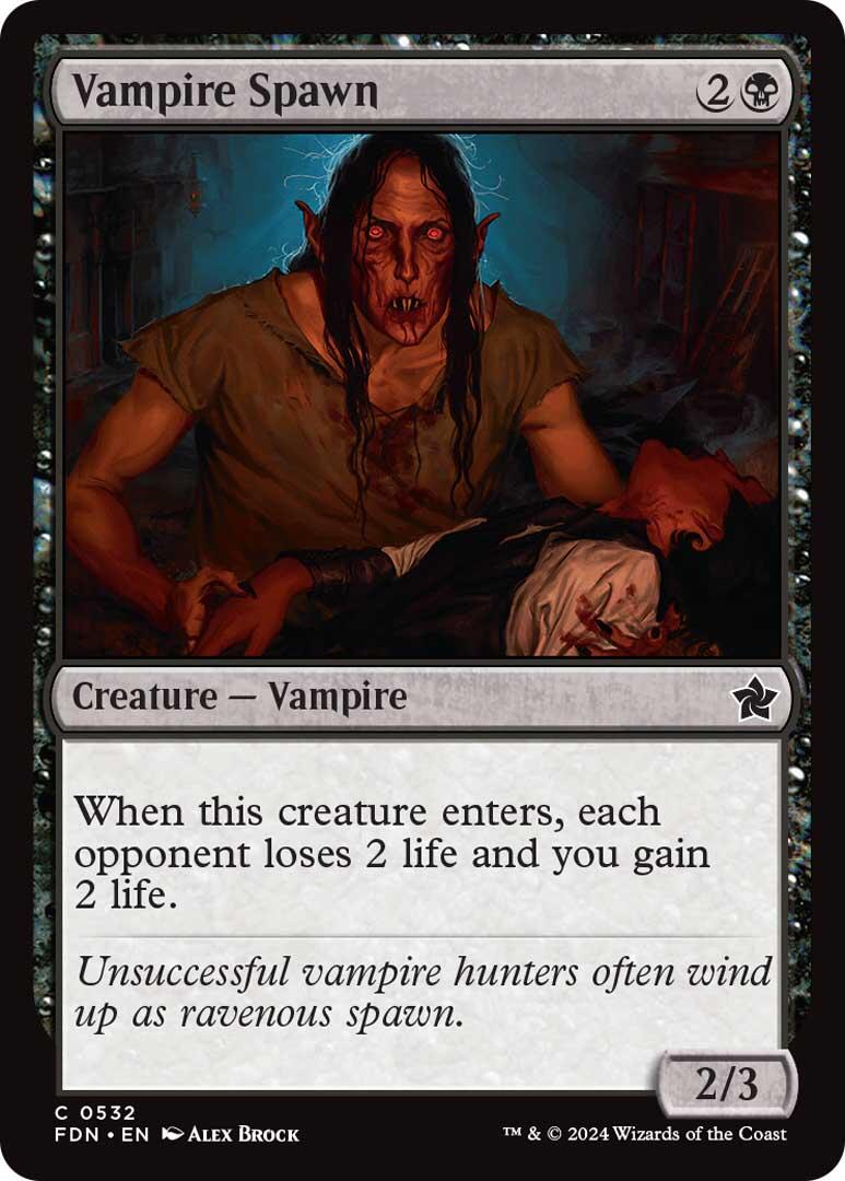 Vampires Deck Theme Card [Foundations] | The Gaming-Verse