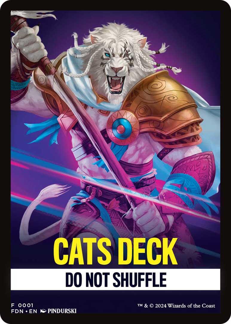 Cats Deck Theme Card [Foundations] | The Gaming-Verse