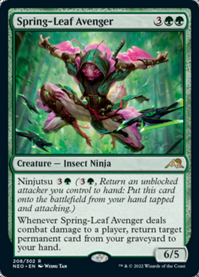 Spring-Leaf Avenger [Kamigawa: Neon Dynasty] | The Gaming-Verse