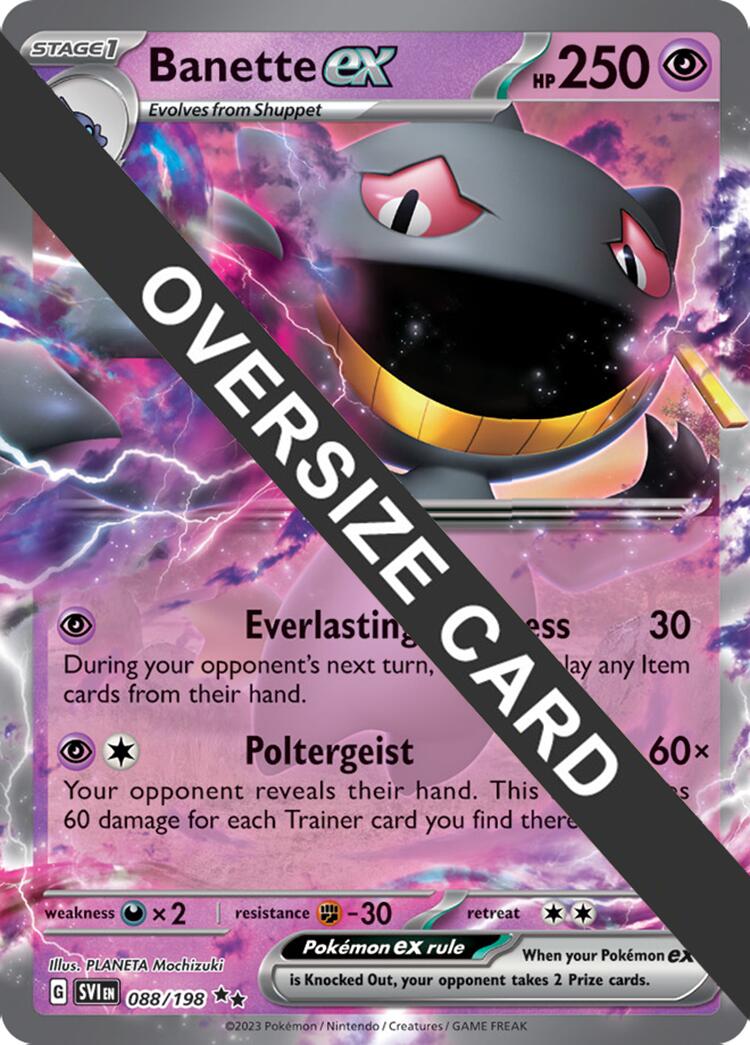 Banette ex (088) (Jumbo Card) [Scarlet & Violet: Base Set] | The Gaming-Verse