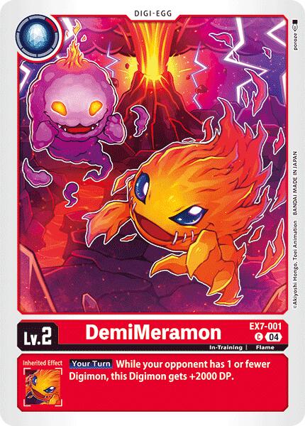 DemiMeramon [EX7-001] [Digimon LIBERATOR] | The Gaming-Verse