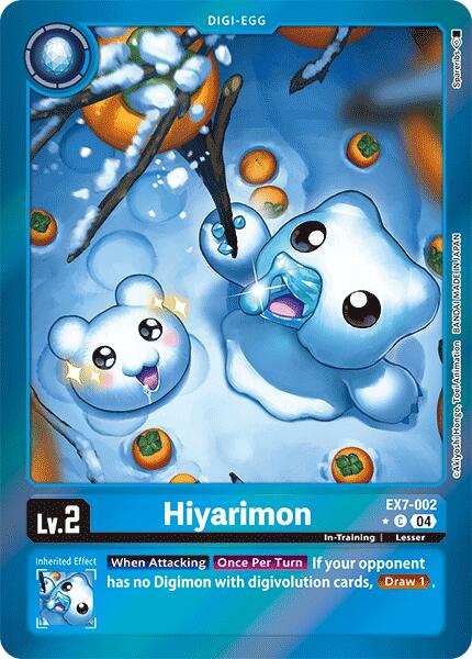 Hiyarimon [EX7-002] (Foil) [Digimon LIBERATOR] | The Gaming-Verse