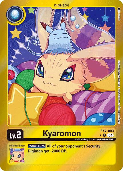 Kyaromon [EX7-003] (Foil) [Digimon LIBERATOR] | The Gaming-Verse