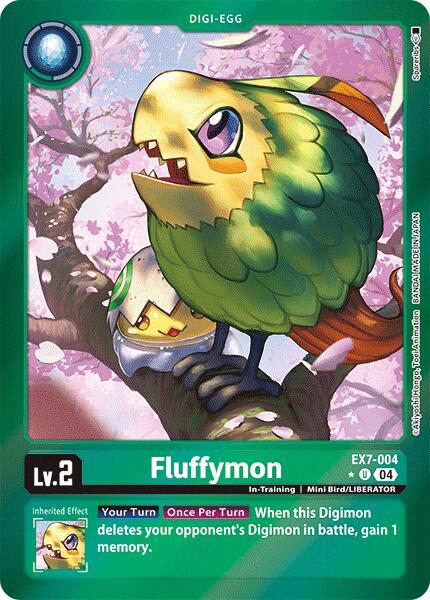 Fluffymon [EX7-004] (Foil) [Digimon LIBERATOR] | The Gaming-Verse