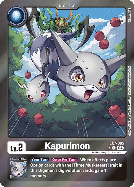 Kapurimon [EX7-005] (Foil) [Digimon LIBERATOR] | The Gaming-Verse