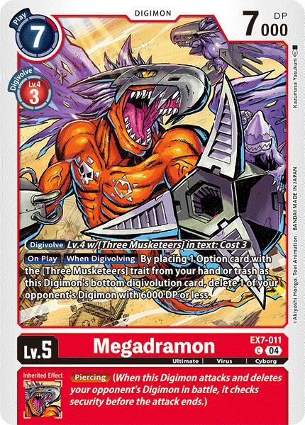 Megadramon [EX7-011] [Digimon LIBERATOR] | The Gaming-Verse