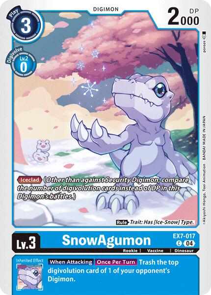 SnowAgumon [EX7-017] [Digimon LIBERATOR] | The Gaming-Verse