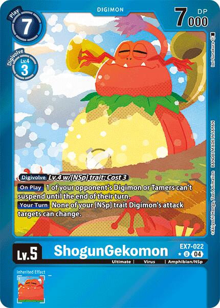 ShogunGekomon [EX7-022] (Foil) [Digimon LIBERATOR] | The Gaming-Verse