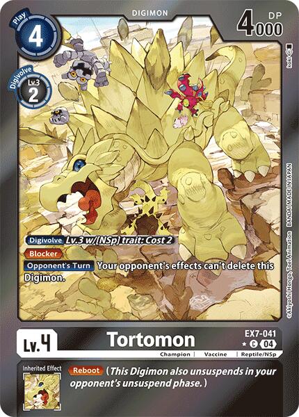 Tortomon [EX7-041] (Foil) [Digimon LIBERATOR] | The Gaming-Verse