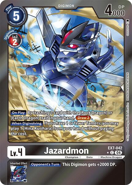 Jazardmon [EX7-042] (Foil) [Digimon LIBERATOR] | The Gaming-Verse