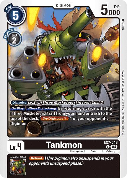 Tankmon [EX7-043] [Digimon LIBERATOR] | The Gaming-Verse