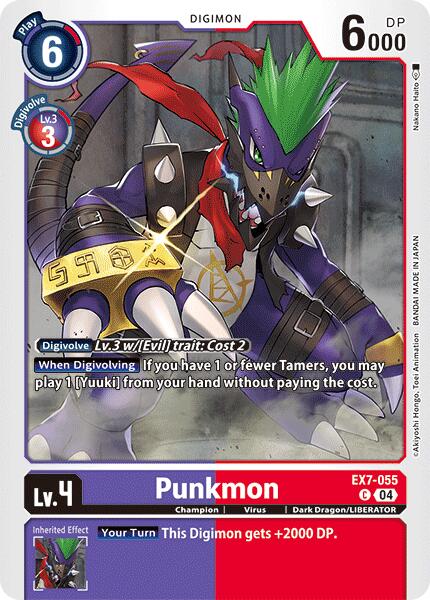 Punkmon [EX7-055] [Digimon LIBERATOR] | The Gaming-Verse