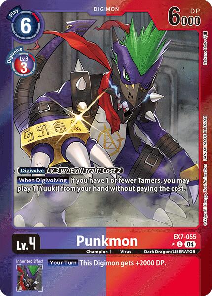 Punkmon [EX7-055] (Foil) [Digimon LIBERATOR] | The Gaming-Verse