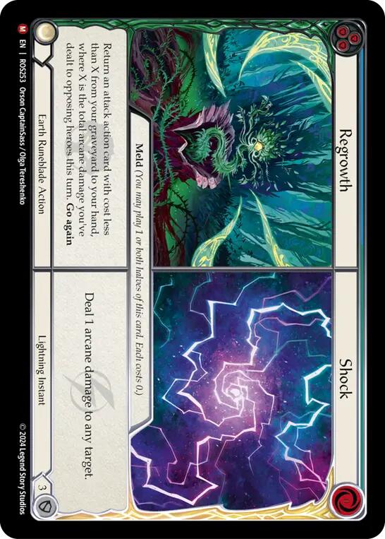 Regrowth // Shock [ROS253] (Rosetta)  Rainbow Foil | The Gaming-Verse