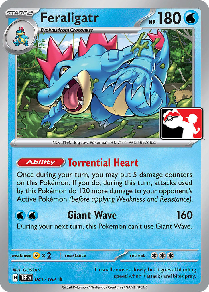 Feraligatr (041/162) [Prize Pack Series Five] | The Gaming-Verse