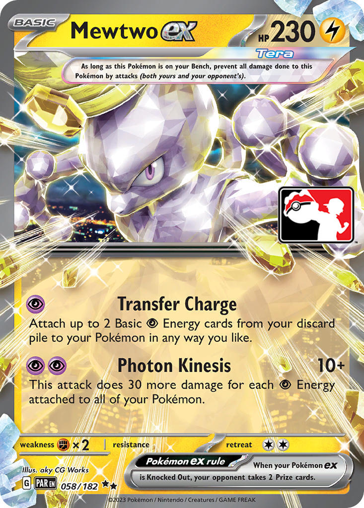 Mewtwo ex (058/182) [Prize Pack Series Five] | The Gaming-Verse