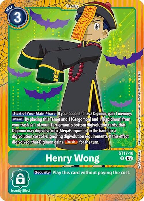 Henry Wong [ST17-10] (Halloween Event 2024) [Starter Deck: Double Typhoon Advanced Deck Set] | The Gaming-Verse